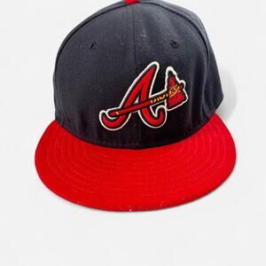 Atlanta Braves New Era baseball cap Size 7 3/8